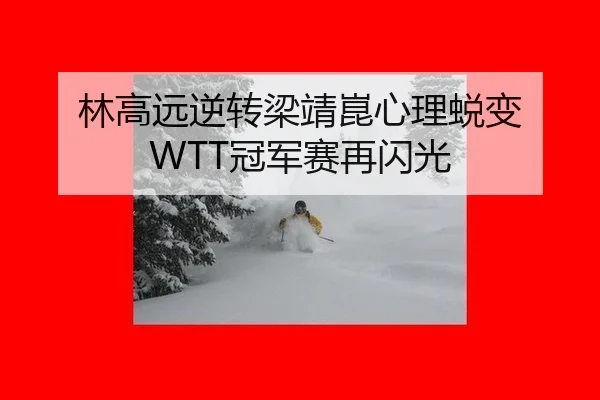 林高远逆转梁靖崑心理蜕变 WTT冠军赛再闪光